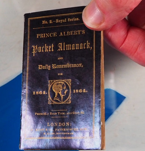 Prince Albert's Pocket Almanack, and Daily Remembrancer for 1864. Albert, Prince.>>RARE MINIATURE ALMANAC<< Publication Date: 1863 CONDITION: VERY GOOD