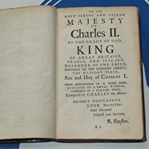 Eikon Basilike [in Greek]. The Pourtraicture of His Sacred Maiestie in His Solitudes and Sufferings. CHARLES I [GAUDEN (JOHN)] Publication Date: 1681 Condition: Good