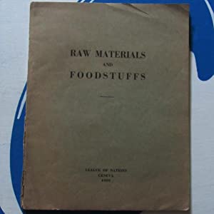 Raw Materials and Foodstuffs Production By Countries, 1935 and 1938 A. Loveday Publication Date: 1939 Condition: Good