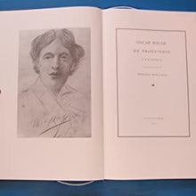 Load image into Gallery viewer, De Profundis: a Facsimile Edition of the Original Manuscript. Oscar Wilde and Holland, Merlin (Introduction) Publication Date: 2000 Condition: As New
