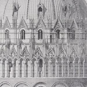 [SET OF 5 ENGRAVINGS OF THE LEANING TOWER or CAMPANILE , PISA CATHEDRAL & PISA BAPTISTRY from] Architecture of the Middle Ages in Italy. GEORGE LEDWELL TAYLOR & EDWARD CRESY (Architectural Draughtsman). JAMES CARTER (Engraver) Publication Date: 1829