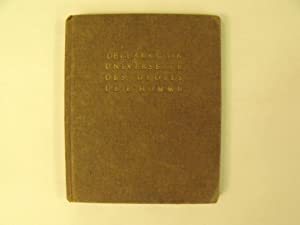 Declaration universelle des droits de l'homme, adoptee le 10 Decembre 1948 en seance pleniere par l'assemblee generale des nations unis. >>MINIATURE BOOK<<